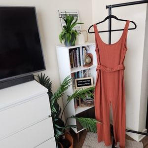 Corey Lynn Calter Belted Jumpsuit